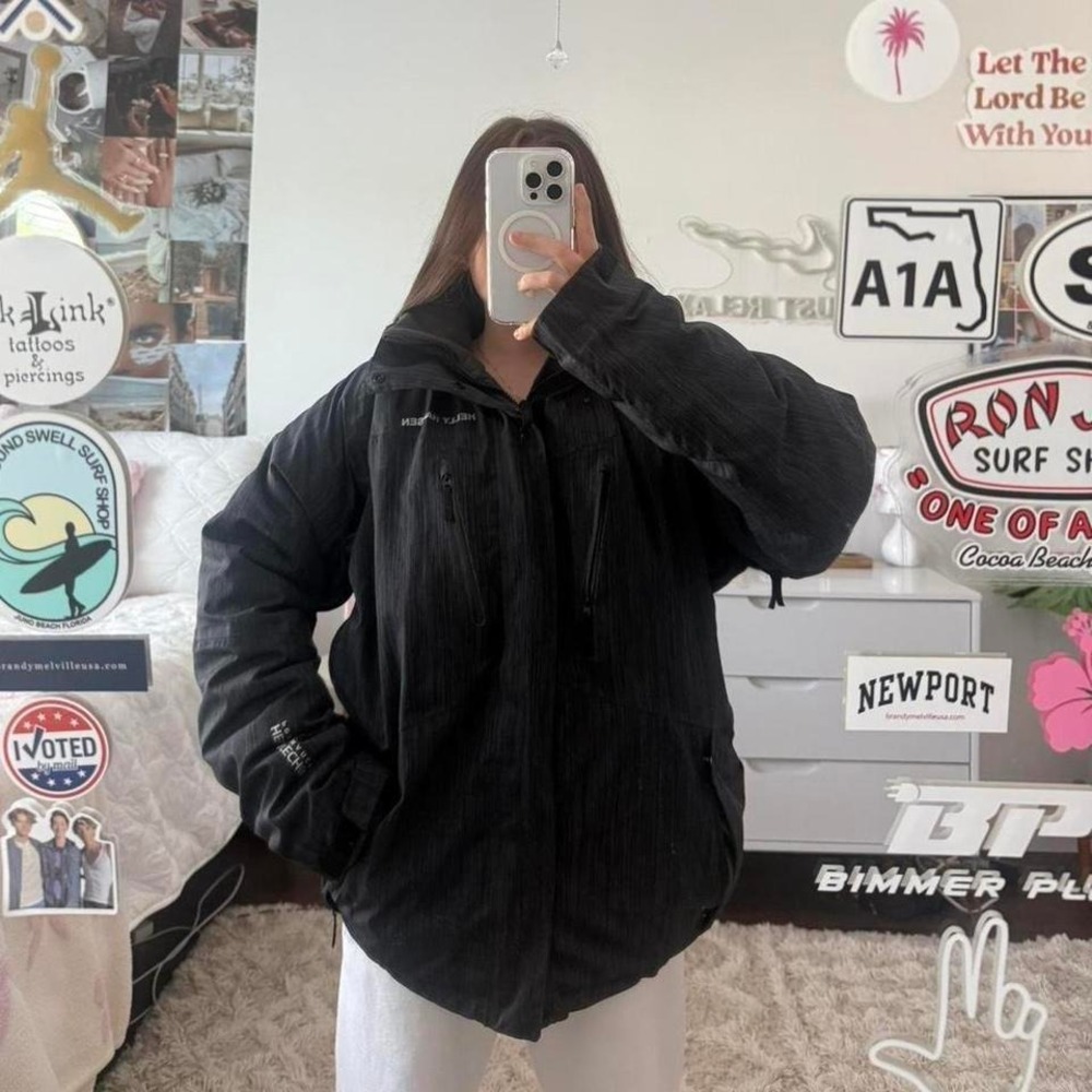 dark grey kelly hansen‎ puffer jacket